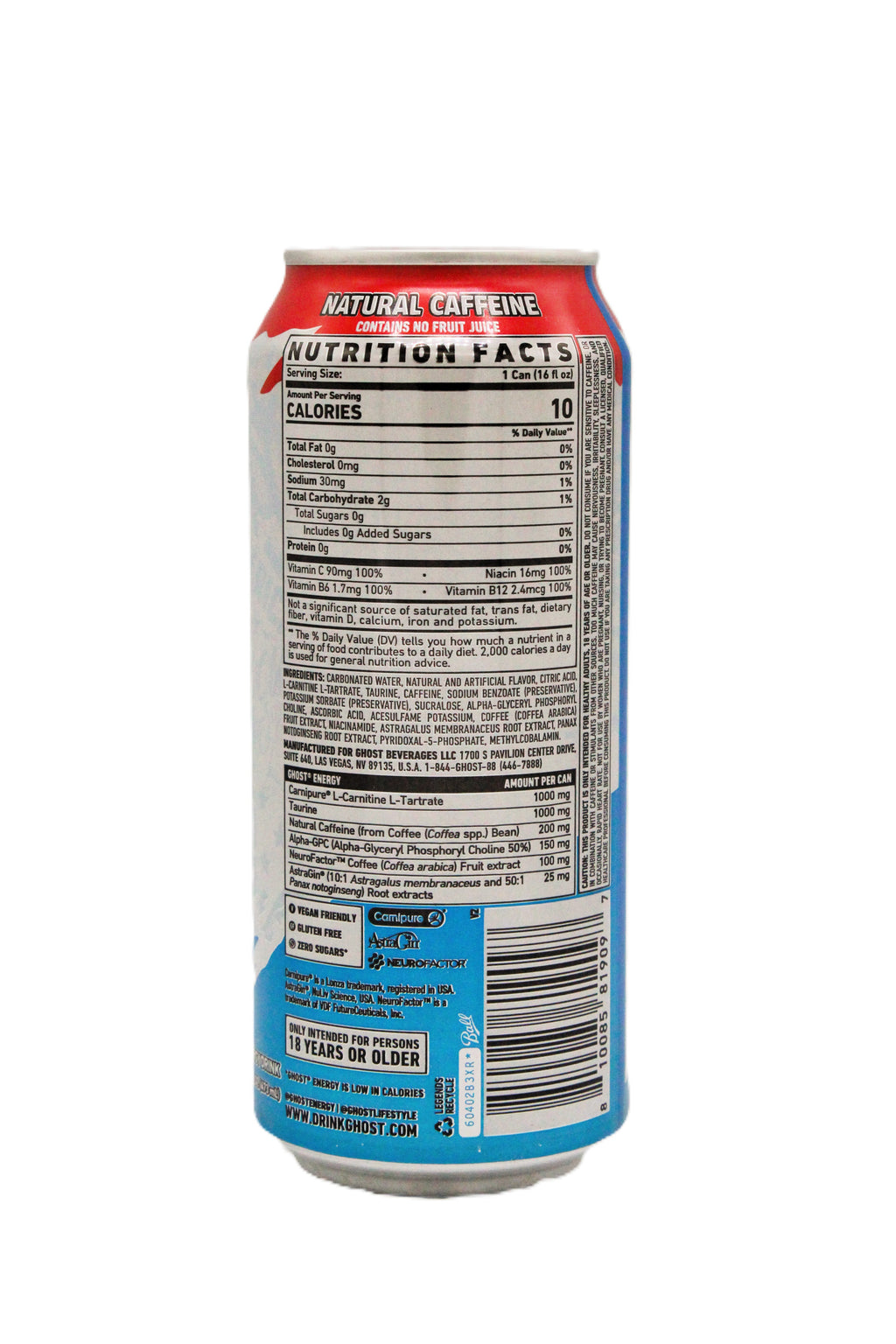 GHOST Energy Drink - 'Merica Pop