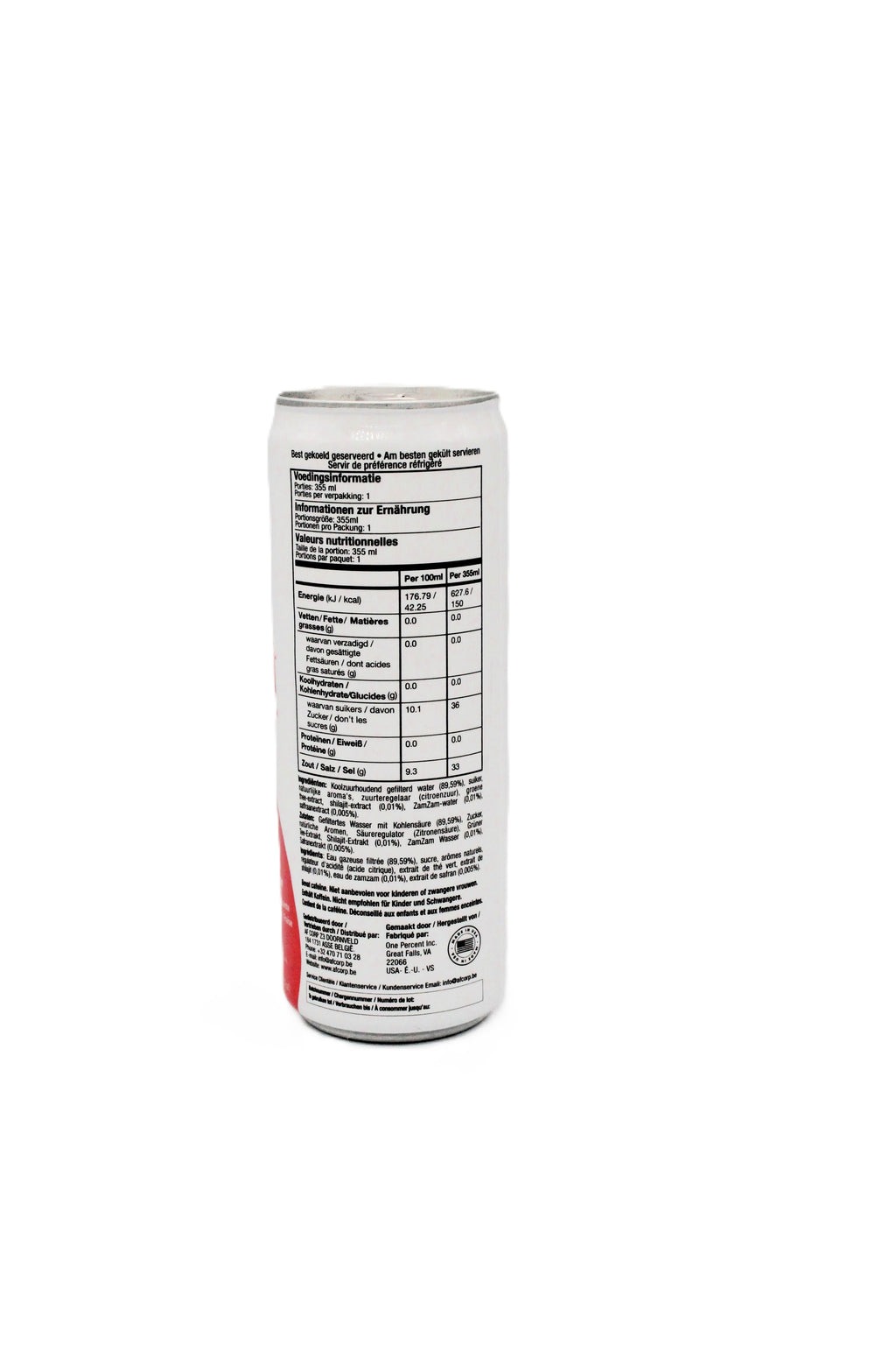 Shilajit Energy Drink – Strawberry (12 oz / 12-Pack)