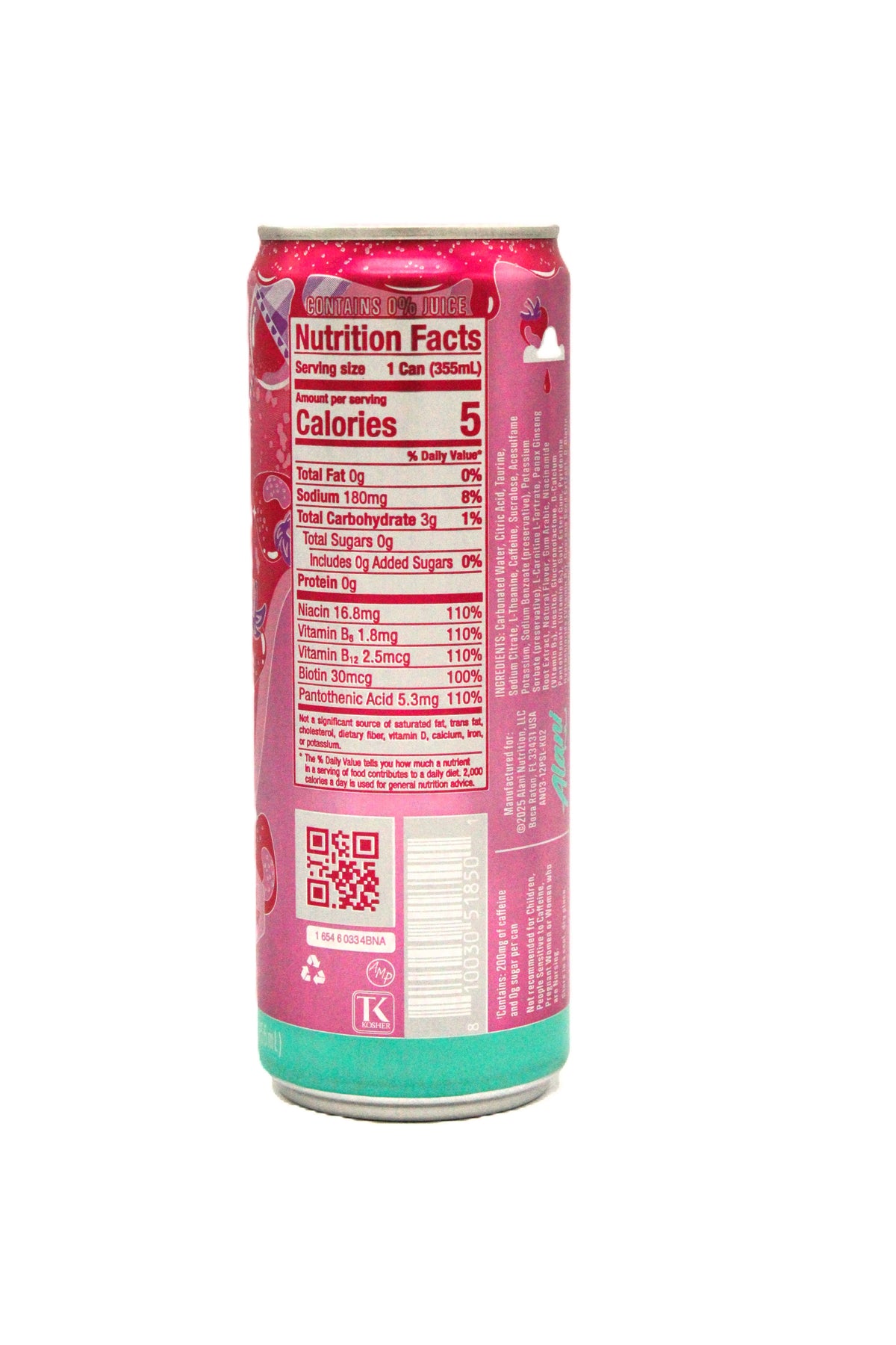 Alani Nu Energy Drink – Strawberry Sunrise – 12 Pack