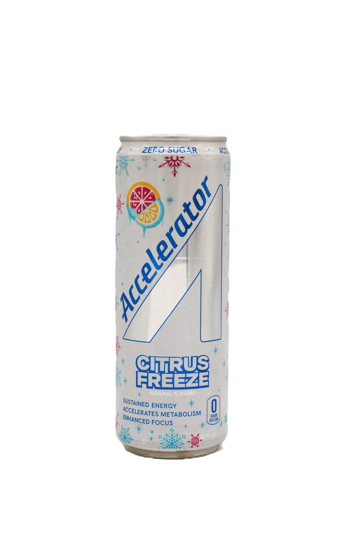 Accelerator Citrus Freeze Energy Drink, 12 oz Cans – 12 Pack